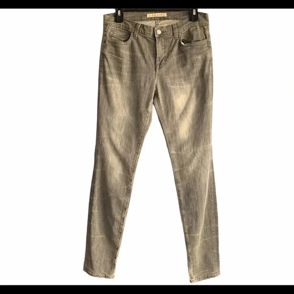 J Brand The Skinny Grey Indio Jeans Size 28 - Picture 1 of 10